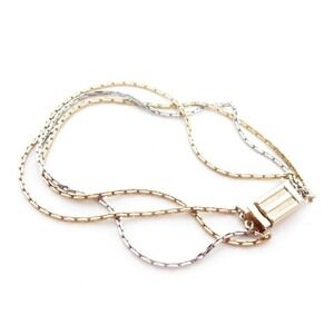 VINTAGE AVON GOLD & SILVER BRACELET